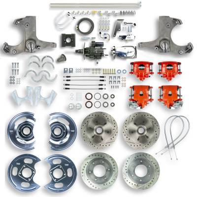 The Right Stuff Detailing - The Right Stuff Detailing THB6356ZX Chevy/GMC RWD Brake Conversion Kit