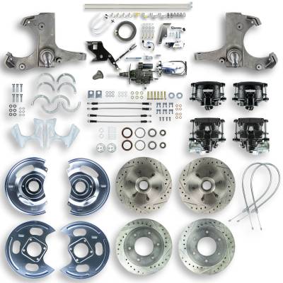 The Right Stuff Detailing - The Right Stuff Detailing THB6756BX Chevy/GMC RWD Brake Conversion Kit
