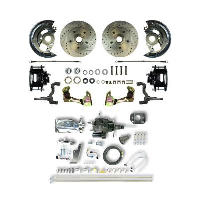 The Right Stuff Detailing - The Right Stuff AFXHB02CSX Chevy/Pontiac Brake Conversion Kit Front