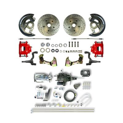 The Right Stuff Detailing - The Right Stuff AFXHB02CZX Chevy/Pontiac Brake Conversion Kit Front