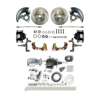 The Right Stuff Detailing - The Right Stuff AFXHB02DSX Chevy/Pontiac Brake Conversion Kit Front
