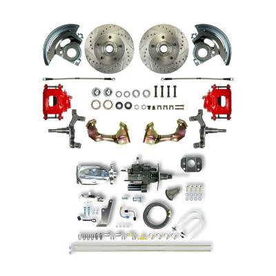 The Right Stuff Detailing - The Right Stuff AFXHB02DZX Chevy/Pontiac Brake Conversion Kit Front