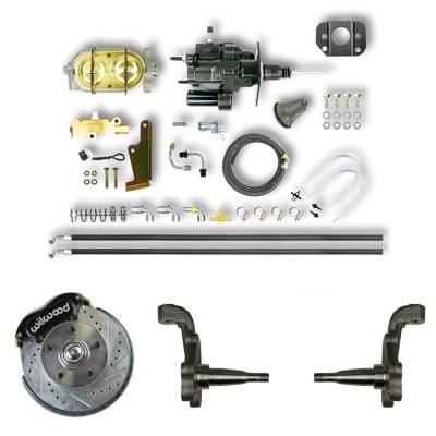 The Right Stuff Detailing - The Right Stuff AFXHB32DS Select GM Cars Brake Conversion Kit Front