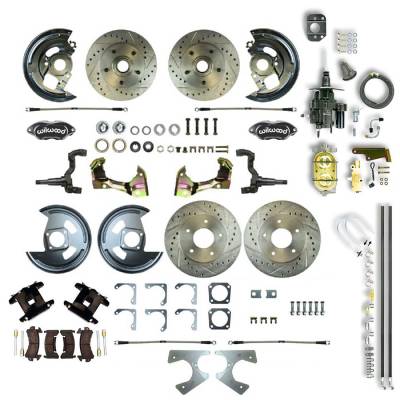 The Right Stuff Detailing - The Right Stuff AFXHB22CS Brake Conversion Kit Front/Rear Chevy/Pontiac