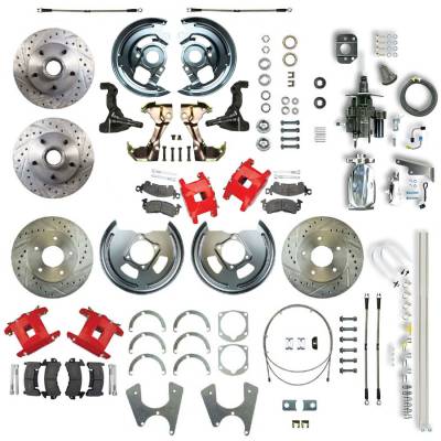 The Right Stuff Detailing - The Right Stuff AFXHB25CZX Brake Conversion Kit Front/Rear Chevy/Pontiac