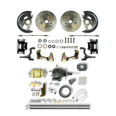 The Right Stuff Detailing - The Right Stuff AFXHB01CS Select GM Cars Brake Conversion Kit Front