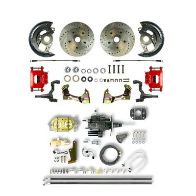 The Right Stuff Detailing - The Right Stuff AFXHB01CZ Select GM Cars Brake Conversion Kit Front