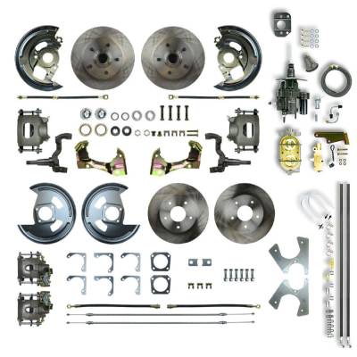 The Right Stuff Detailing - The Right Stuff AFXHB41C Brake Conversion Kit Front/Rear Select GM Cars