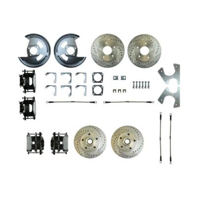 The Right Stuff Detailing - The Right Stuff Detailing F69RDM5S Front/Rear Brake Conversion Kit for Chevy