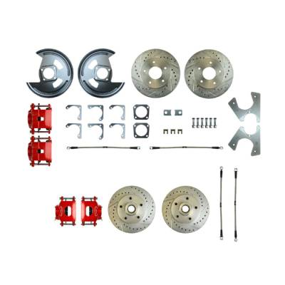 The Right Stuff Detailing - The Right Stuff Detailing F69RDM5Z Front/Rear Brake Conversion Kit for Chevy