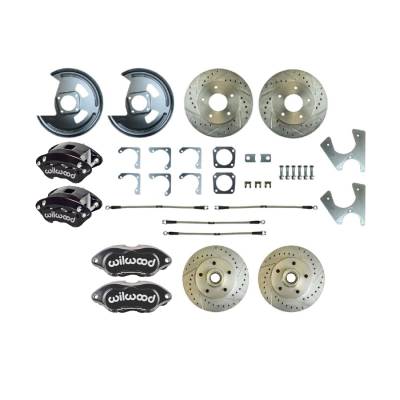 The Right Stuff Detailing - The Right Stuff Detailing F70RDM25S Front/Rear Brake Conversion Kit for Chevy