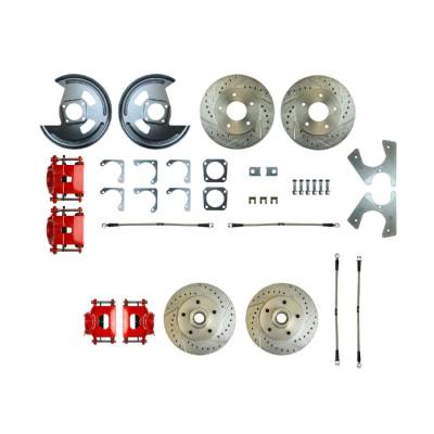 The Right Stuff Detailing - The Right Stuff Detailing F70RDM5Z Front/Rear Brake Conversion Kit for Chevy