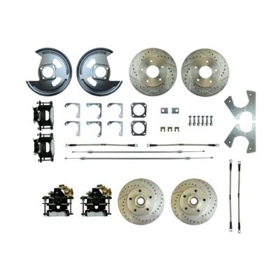 The Right Stuff Detailing - The Right Stuff F78RD07S Front/Rear Brake Conversion Kit for 78 Chevy Camaro