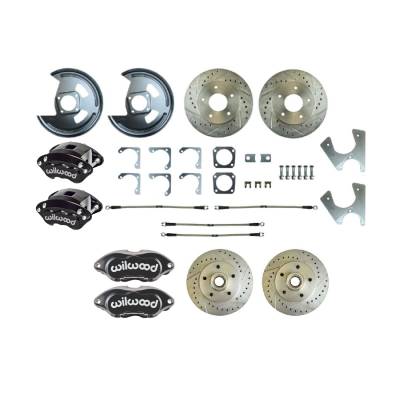 The Right Stuff Detailing - The Right Stuff Detailing F78RDM25S Front/Rear Brake Conversion Kit for Chevy
