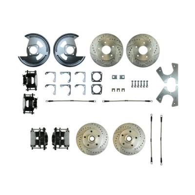 The Right Stuff Detailing - The Right Stuff Detailing F78RDM5S Front/Rear Brake Conversion Kit for Chevy