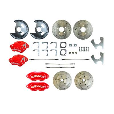 The Right Stuff Detailing - The Right Stuff F79RDM25Z Front/Rear Brake Conversion Kit for 79-81 Chevy Camaro
