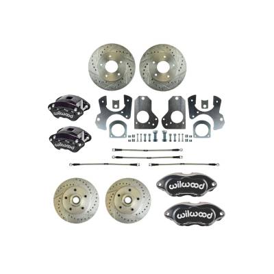 The Right Stuff Detailing - The Right Stuff Detailing F82RDM282S Chevy/Pontiac Brake Conversion Kit Rear