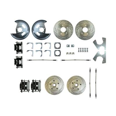 The Right Stuff Detailing - The Right Stuff F82RDM78S Front/Rear Brake Conversion Kit for 82-87 Chevy Camaro