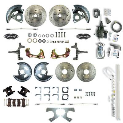 The Right Stuff Detailing - The Right Stuff AFXHB21DSX Brake Conversion Kit Front/Rear Select GM Cars