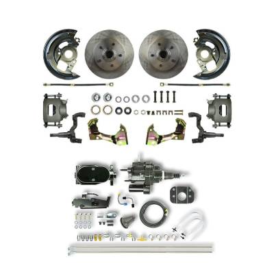 The Right Stuff Detailing - The Right Stuff AFXHB01CY Select GM Cars Brake Conversion Kit Front