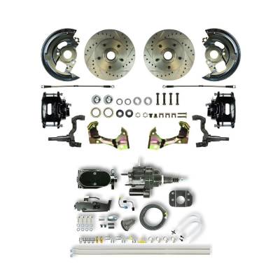 The Right Stuff Detailing - The Right Stuff AFXHB02CSY Chevy/Pontiac Brake Conversion Kit Front