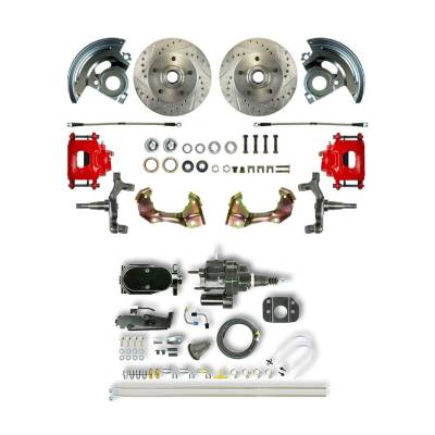 The Right Stuff Detailing - The Right Stuff AFXHB02DZY Chevy/Pontiac Brake Conversion Kit Front
