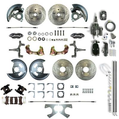 The Right Stuff Detailing - The Right Stuff AFXHB21CSY Brake Conversion Kit Front/Rear Select GM Cars