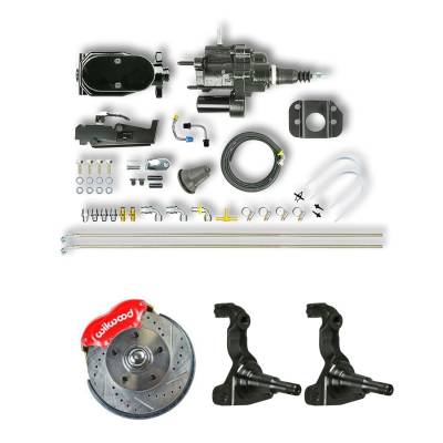 The Right Stuff Detailing - The Right Stuff AFXHB32ZY Select GM Cars Brake Conversion Kit Front