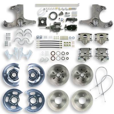 The Right Stuff Detailing - The Right Stuff Detailing THB6356Y Chevy/GMC RWD Brake Conversion Kit
