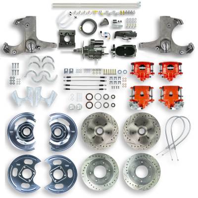 The Right Stuff Detailing - The Right Stuff Detailing THB6356ZY Chevy/GMC RWD Brake Conversion Kit