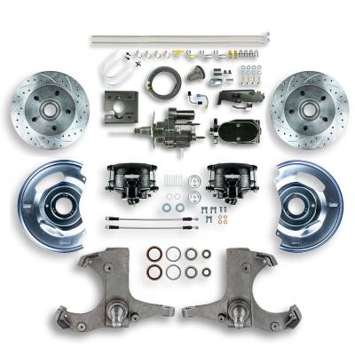 The Right Stuff Detailing - The Right Stuff Detailing THB6725BY Chevy RWD Brake Conversion Kit