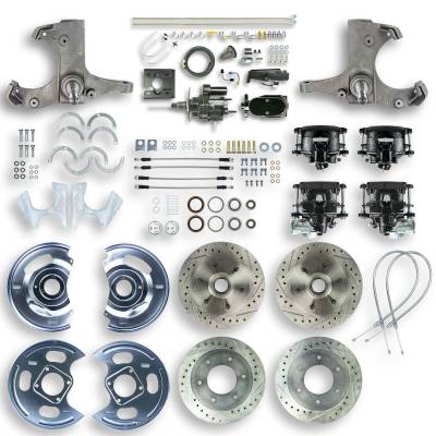 The Right Stuff Detailing - The Right Stuff Detailing THB6756BY Chevy/GMC RWD Brake Conversion Kit