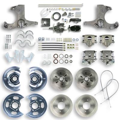 The Right Stuff Detailing - The Right Stuff Detailing THB6756Y Chevy/GMC RWD Brake Conversion Kit