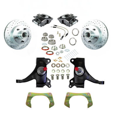 The Right Stuff Detailing - The Right Stuff Detailing TWK7125DB Brake Conversion Kit for Chevy/GMC