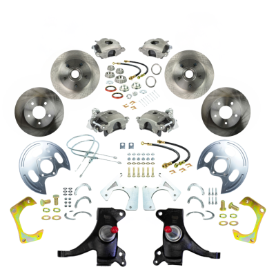 The Right Stuff Detailing - The Right Stuff TWK7155D Brake Conversion Kit for Chevy/GMC