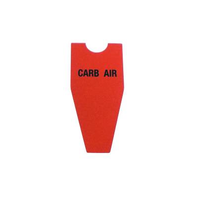 Trim Parts - Trim Parts MP320 "CARB AIR" Cable Decal 1969-71