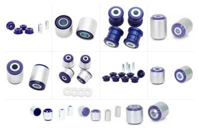 SuperPro - SuperPro KIT1005K Suspension Bushing Kit Front/Rear for Dodge/Jeep