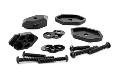 Rough Country Suspension Systems - Rough Country MOLLE Rack Panel Accessory Mount Pads Pair 99213