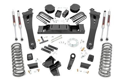 Rough Country Suspension Systems - Rough Country 38440 5" M1 Suspension Lift Kit for 19-24 RAM 3500 Diesel 4WD