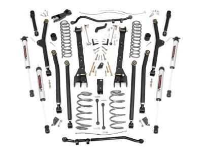Rough Country Suspension Systems - Rough Country 65970 6" V2 Suspension Lift Kit LA for 97-06 Jeep Wrangler TJ