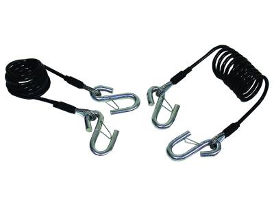 Blue Ox - Blue Ox BX88196 Safety Cable Kit Class III 7500lb Length 7' S-Hook