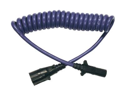 Blue Ox - Blue Ox BX88206 7 To 6 Coiled Electrical Cable Extension for RVs & Motorhomes