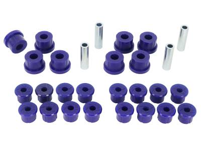 SuperPro - SuperPro KIT068K Front/Rear Suspension Bushing Kit for 86-95 Suzuki Samurai