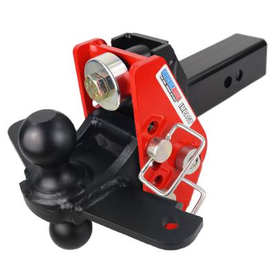 Shocker Hitch - Shocker Hitch SH-C125-340BLK-SC Shocker HD 20K 2.5" Impact Max Cusion Hitch