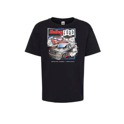Holley - Holley 10501-YSMHOL 2024 Ford Fest BurnoutT-Shirt Youth Small Black