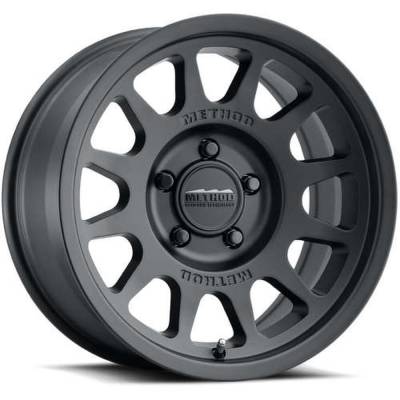 Method Race Wheels - Method Race Wheels MR703 Bead Grip 16x6 5x130 68mm Matte Black MR70366053568