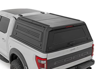 Rough Country Suspension Systems - Rough Country Modular Truck Bed Cap Black 21-25 Ford F150 5.5' Bed 73400