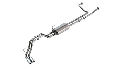 Borla - Borla 140946 S-Type Cat-Back Exhaust One Right Rear Exit for 16-24 Titan XD 5.6L