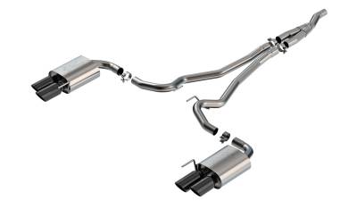 Borla - Borla 140982BC ATAK Cat-Back Exhaust Dual Split Rear Exit 24-26 Mustang Eco 2.3L