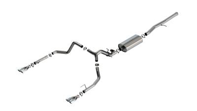 Borla - Borla Exhaust 140992 Touring Cat-Back System for 25 Silverado/Sierra 1500